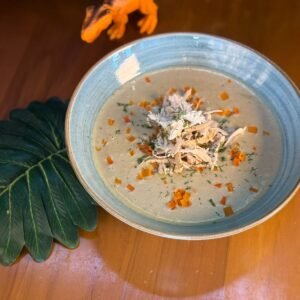 CREMA DE POLLO CHAMPIÑONES